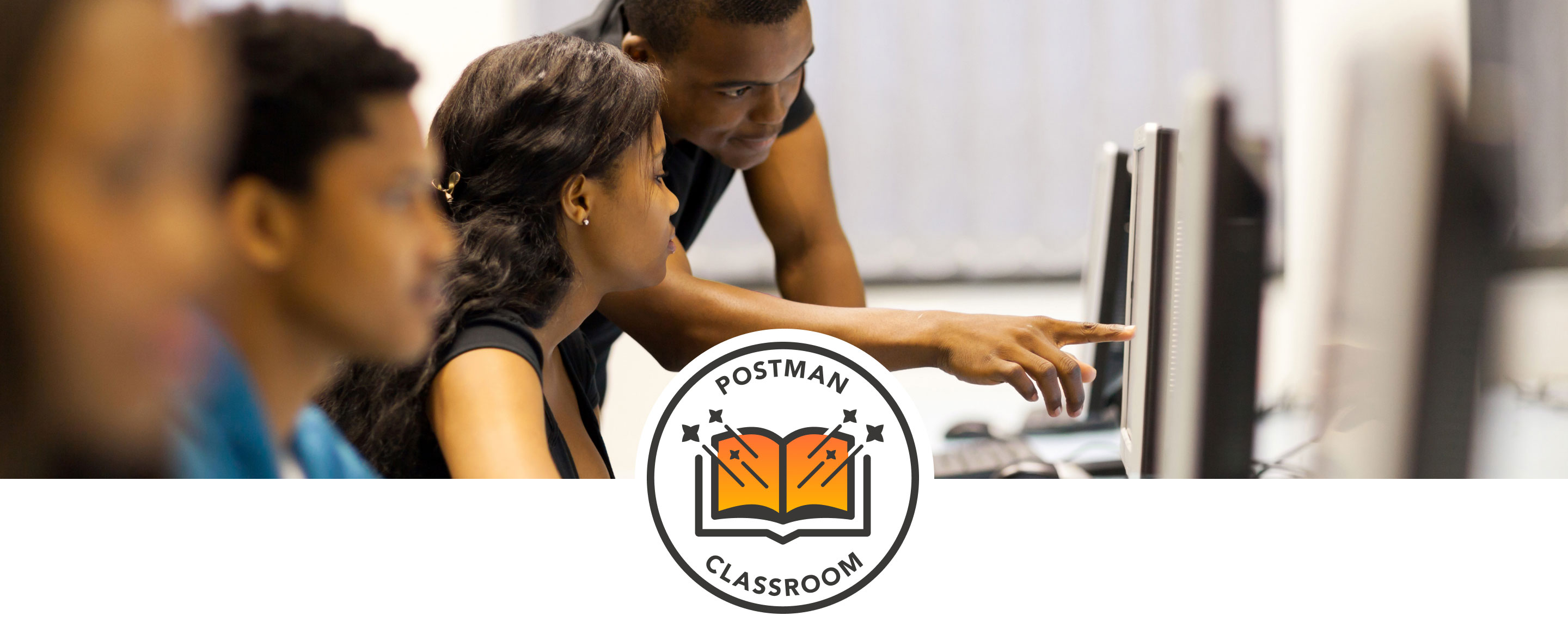 Postman Classroom Program. Desktop image.