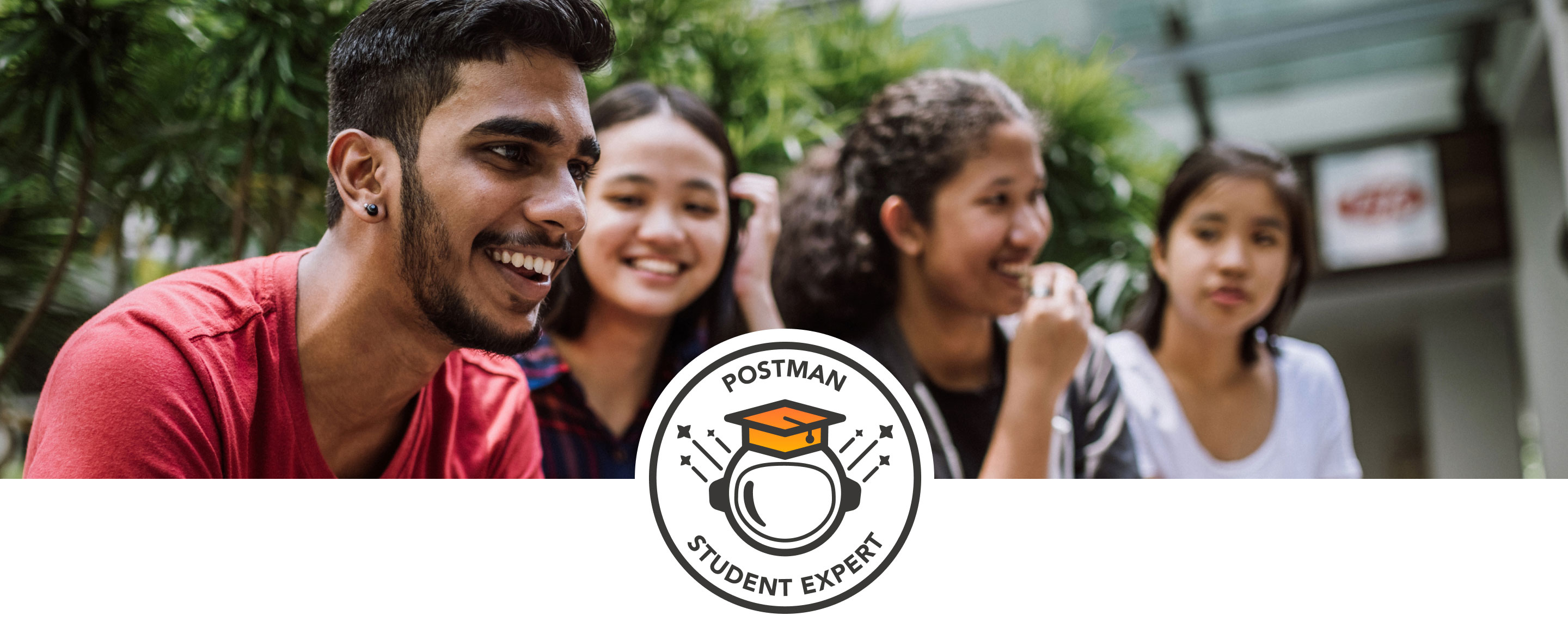 Postman Student Leader Program. Desktop image.