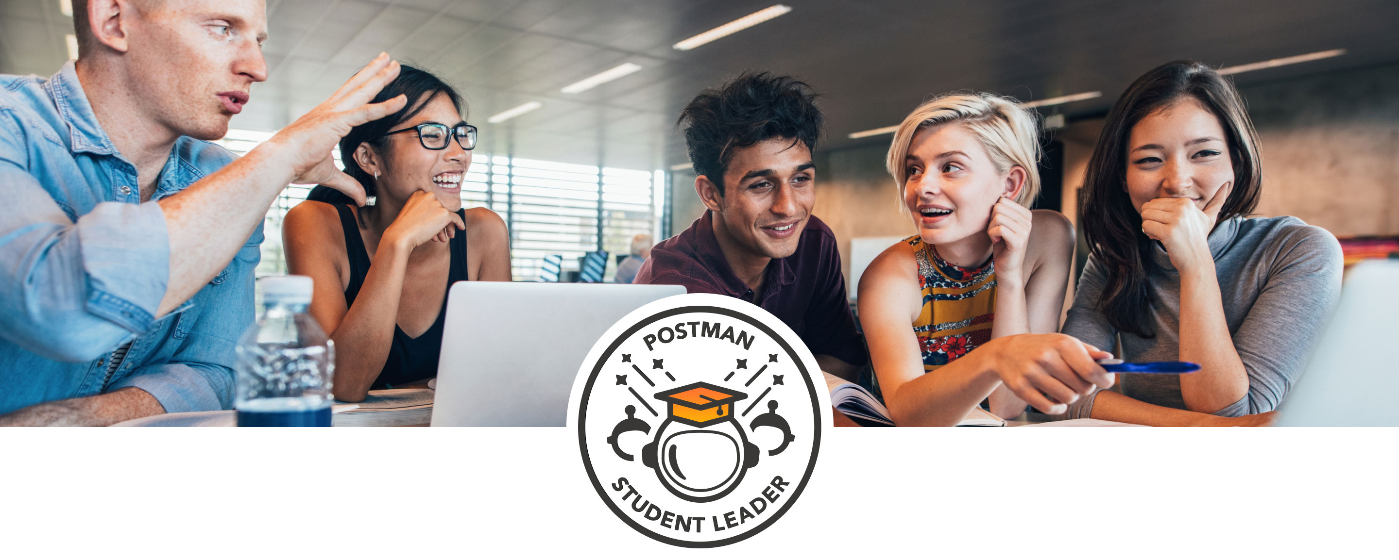 Postman Student Leader Program. Desktop image.
