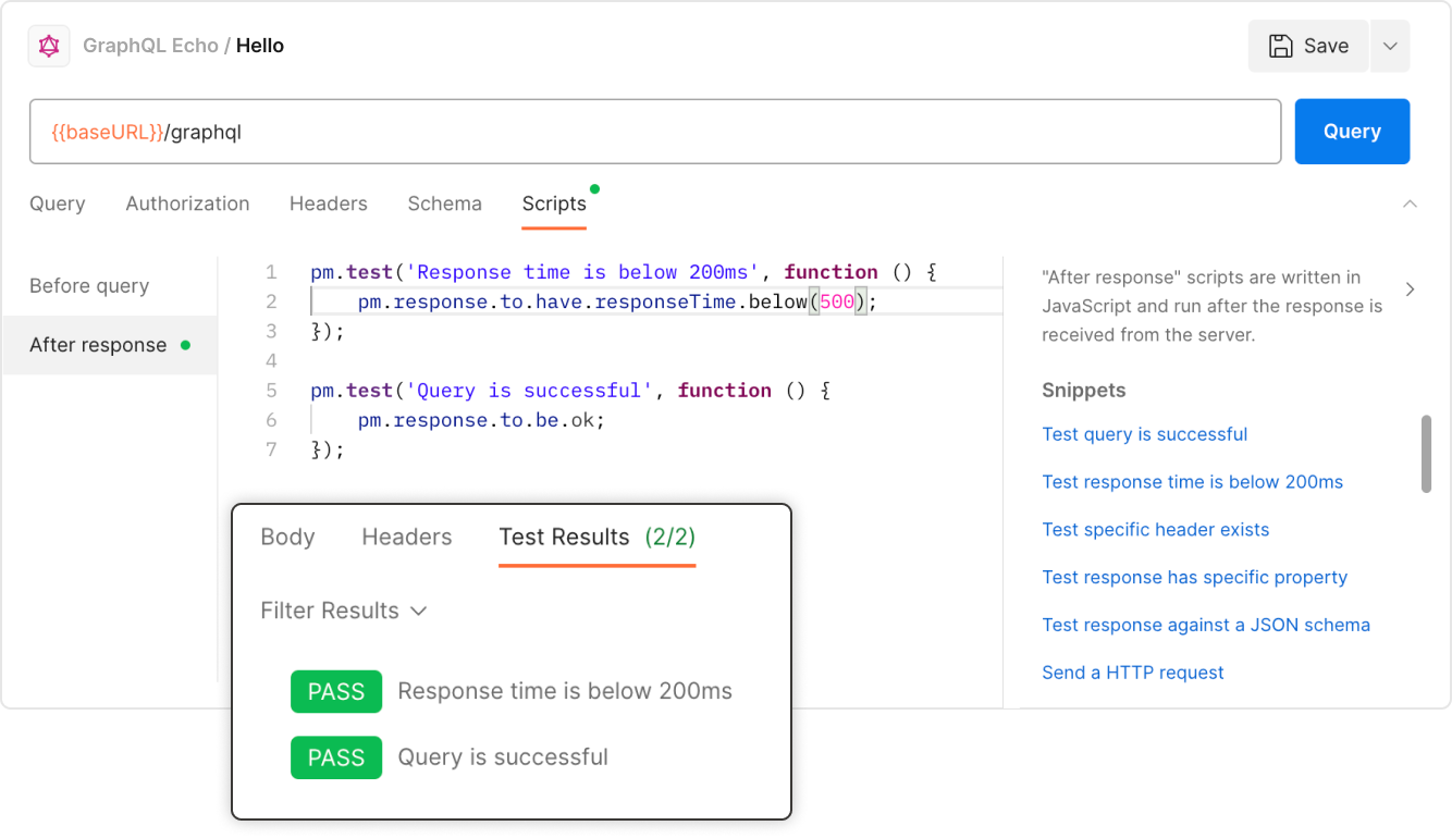 Leverage Postman's core API client features. Illustration.
