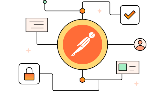 Security tool stack. Illustration.